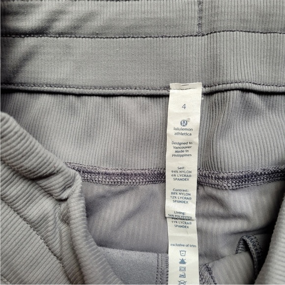 Lululemon Dance Studio Cropped Pants Gray Sz 4 - Picture 5 of 6